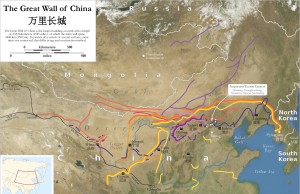 Map of the Great Wall